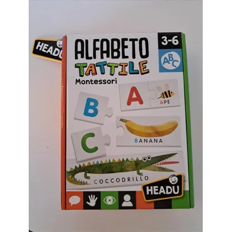 Gioco ALFABETO TATTILE - Headu