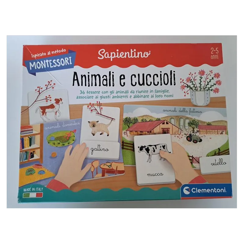 Gioco Sapientino animali e cuccioli