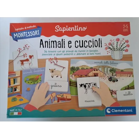 Gioco Sapientino animali e cuccioli