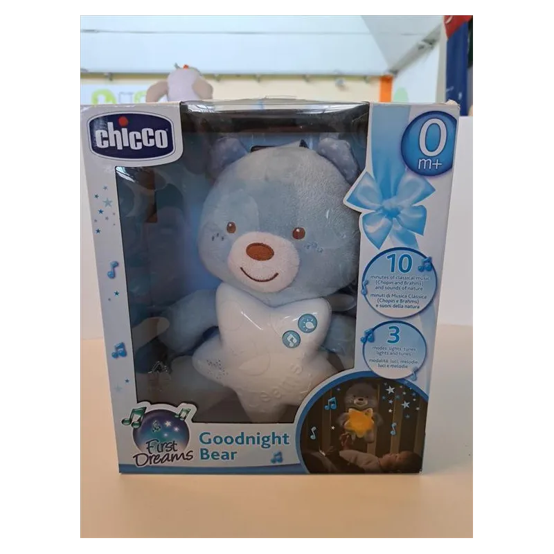 Orso Sonoro Chicco Goodnight Bear First Dream Azzurro