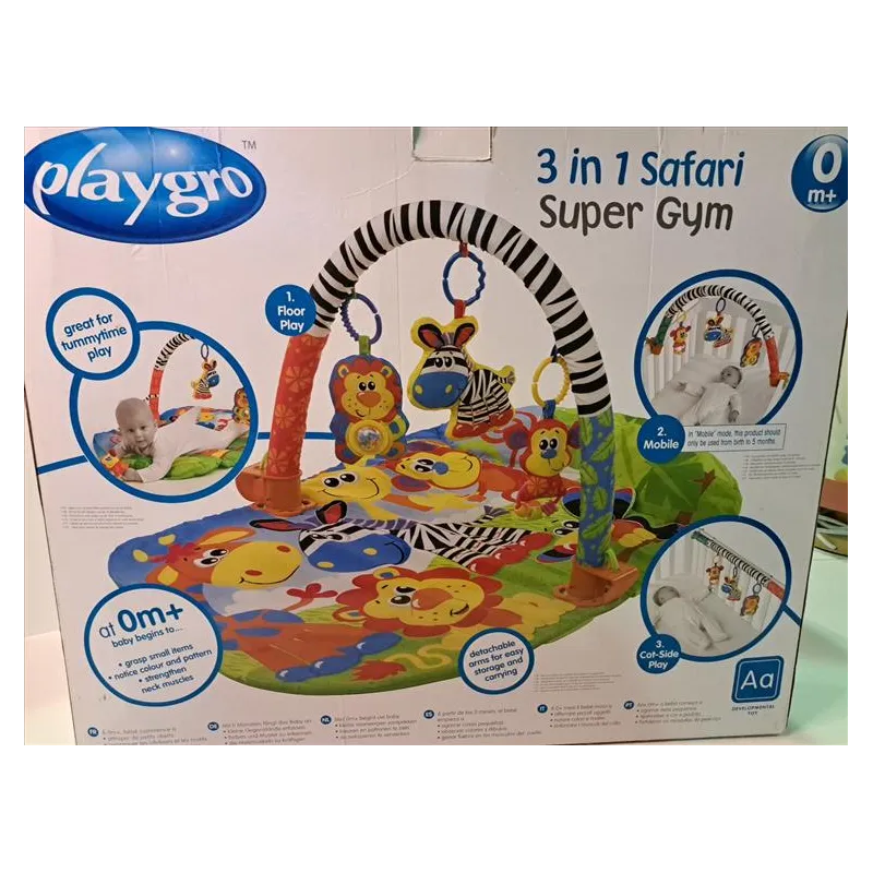 Palestrina Playgro 3 In 1 Safari Super Gym