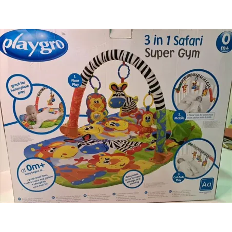 Palestrina Playgro 3 In 1 Safari Super Gym