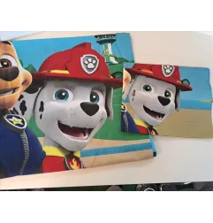 Completo Lettino Copripiumino a Sacco + Federa Paw Patrol