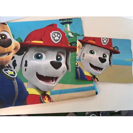 Completo Lettino Copripiumino a Sacco + Federa Paw Patrol