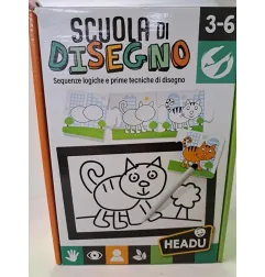 Gioco Scuola Di Disegno HEADU 3/6 M