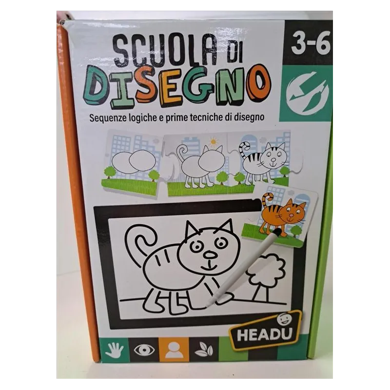 Gioco Scuola Di Disegno HEADU 3/6 M