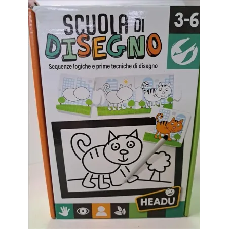 Gioco Scuola Di Disegno HEADU 3/6 M