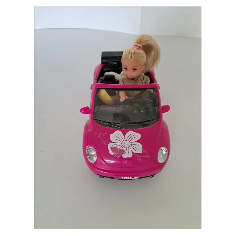 Macchinina Piccola Barbie Con Accessori