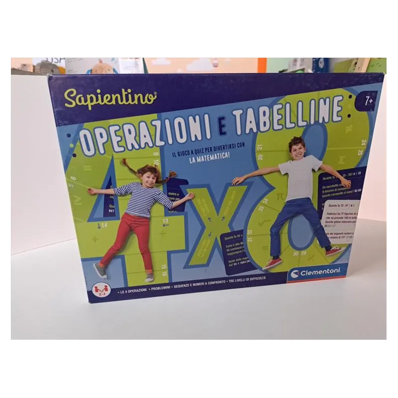 Gioco OPERAZIONI E TABELLINE - Sapientino - NUOVO