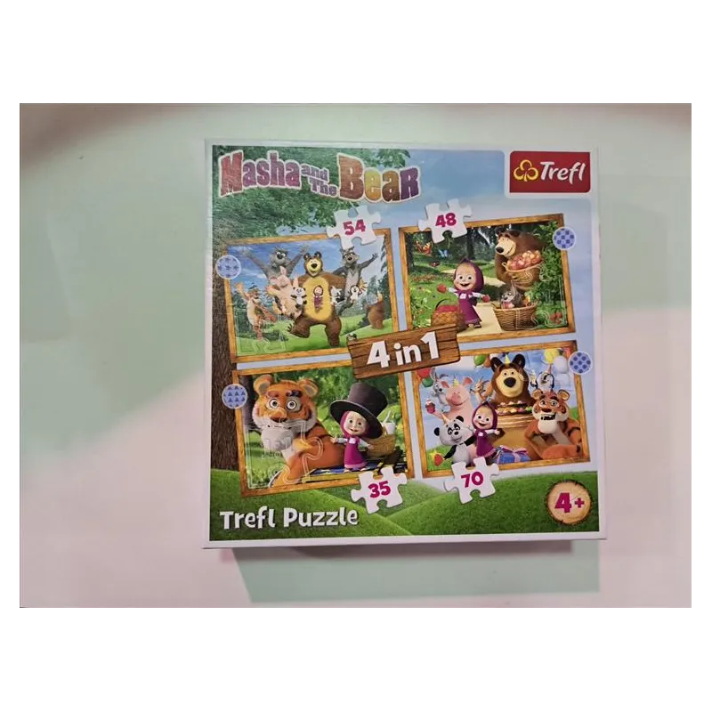 Puzzle MASHA & OSO 4 IN 1