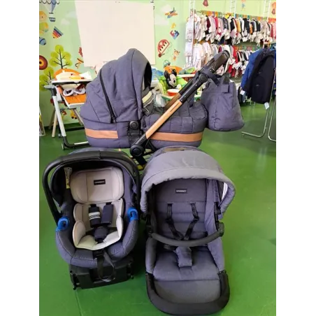 Trio Foppapedretti Con Base Isofix, Borsa e Copriovetto