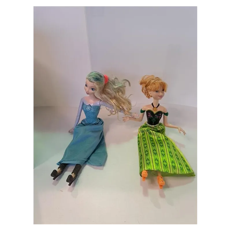 Bambola Tipo Barbie Elsa & Anna