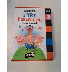 Gioco Libro Headu Montessori i Tre Porcellini