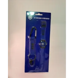 Kit Orologio e Portachiavi Inter