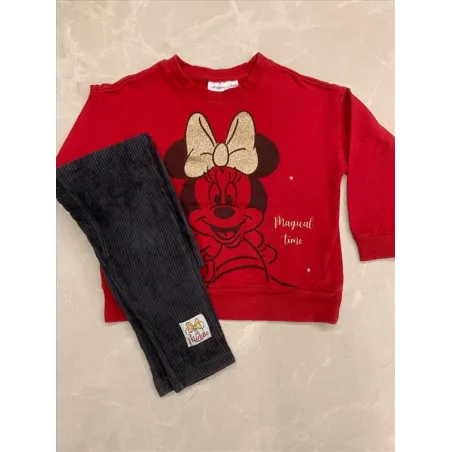 Completo Felpa Minnie Con Leggings Minnie 24 M