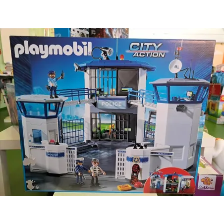 Playmobil City Action 6872 Police Command Center with Prison (mancano Manette E Antenna)