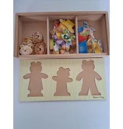 Melissa & Doug Puzzle in Legno Vesti la Famiglia Orsi