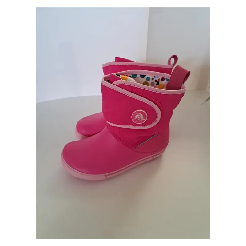 Stivaletti Pioggia / Doposci Neve Crocs Rosa N. 33/34