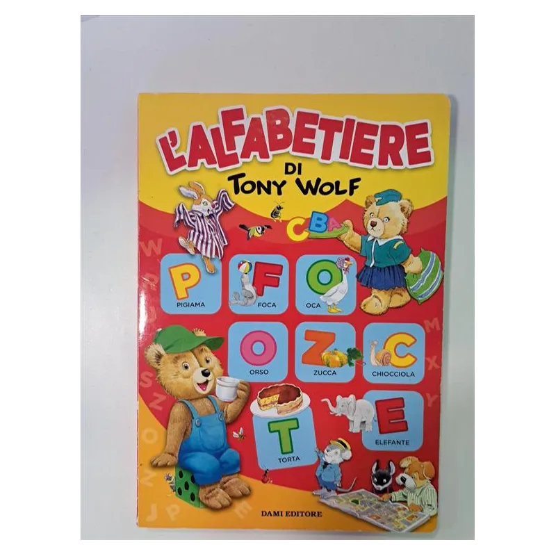 Libro L'alfabetiere Tony Wolf