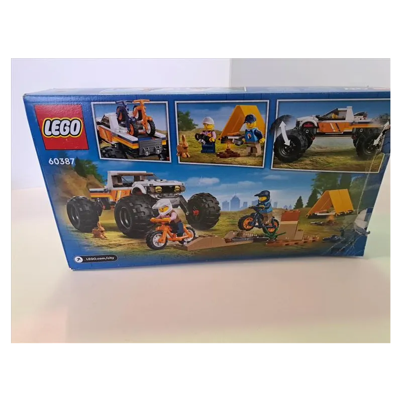 LEGO CITY 60387 Macchina Fuoristrada Con Moto + 1 Quad Playmobil