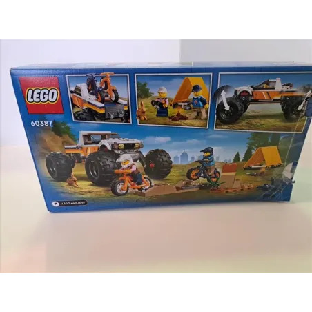 LEGO CITY 60387 Macchina Fuoristrada Con Moto + 1 Quad Playmobil