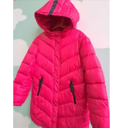 Piumino Benetton Fucsia 10/11 A (piccola Macchietta In Alto A Sinistra)