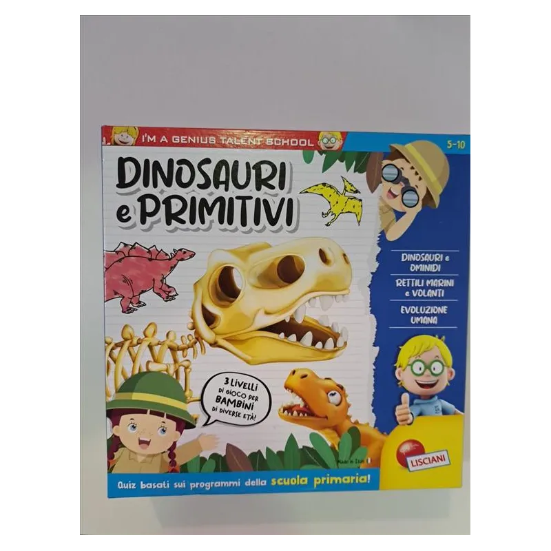 Gioco In Scatola I'm a Genius TS Dinosauri e Primitivi