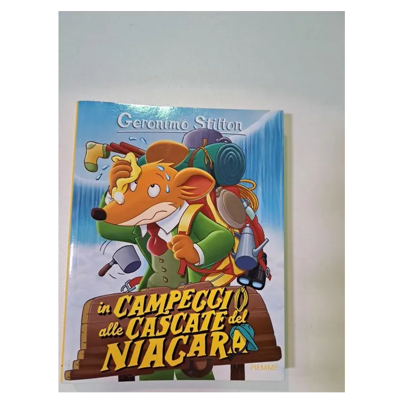 Libro Geronimo Stilton Il Campeggio Delle Cascate Del Niagara