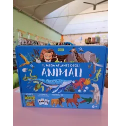 Mega Atlante degli animali Sassi Junior, Con 40 carte, 4 modellini da costruire NUOVO