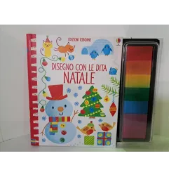 Libro DISEGNO CON LE DITA NATALE