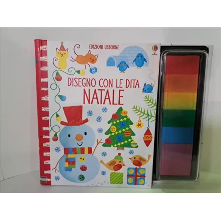 Libro DISEGNO CON LE DITA NATALE