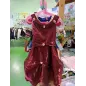 Vestito Principessa Carnevale Bordeaux Con Roselline 4/6 A