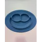 Piatto In Silicone Azzurro