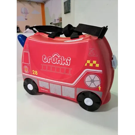 Trunki Valigia Cavalcabile per Bambini Pompieri