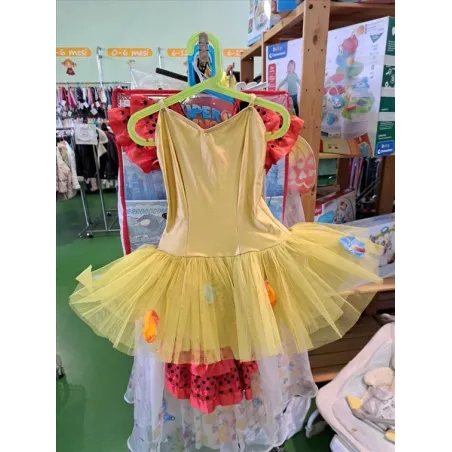 Vestito Carnevale Tutà A Fiori 4/6 A