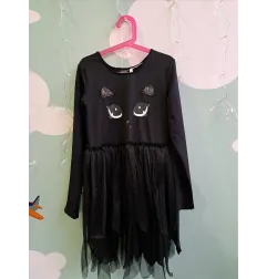 Vestito Carnevale Gattino Nero 7/9 A