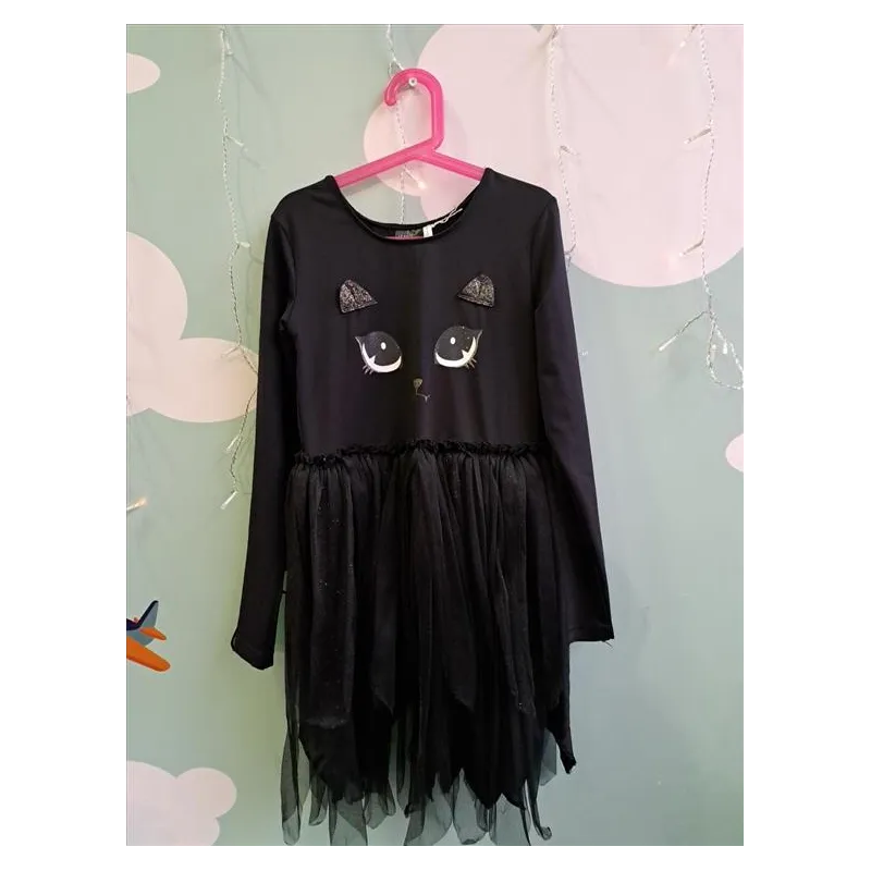 Vestito Carnevale Gattino Nero 7/9 A