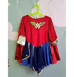 Vestito Carnevale Wonder Woman 5/7 A Con Accessori