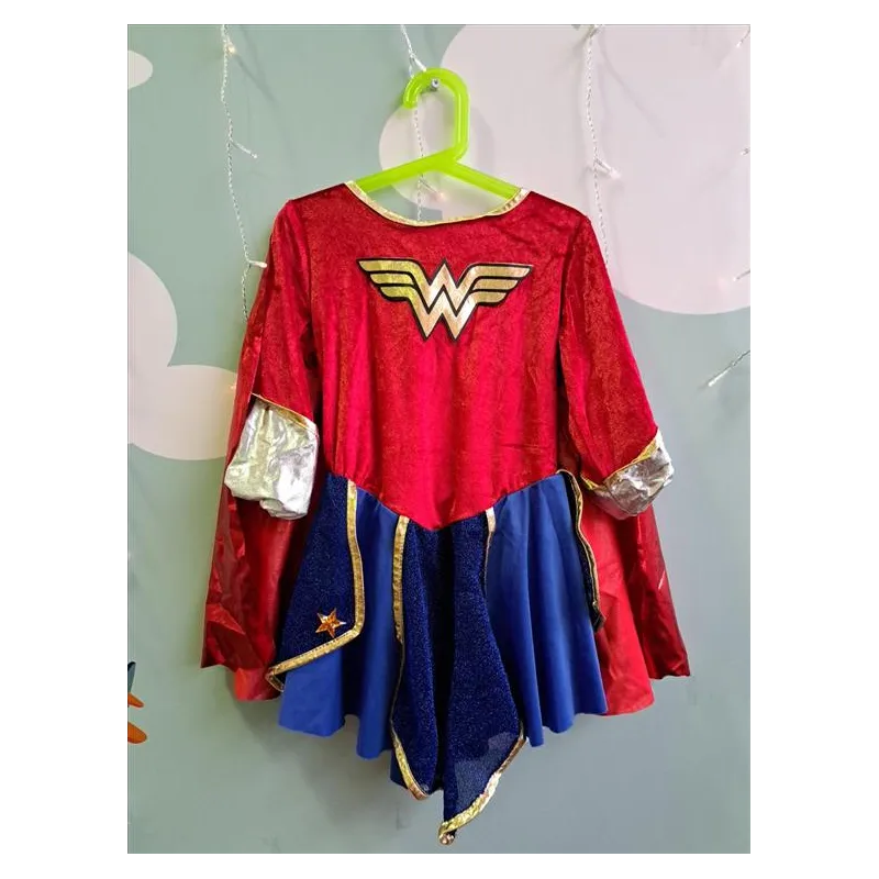 Vestito Carnevale Wonder Woman 5/7 A Con Accessori