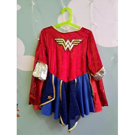 Vestito Carnevale Wonder Woman 5/7 A Con Accessori