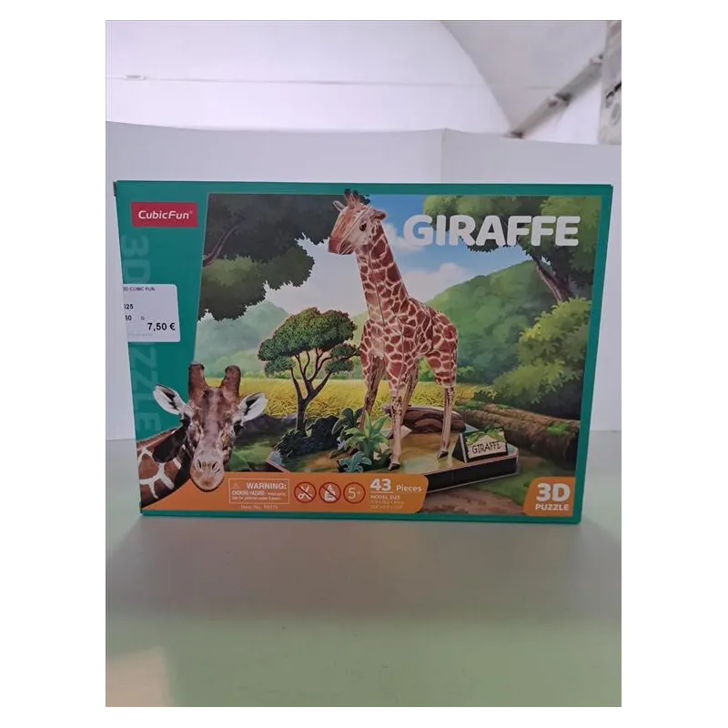 Cubicfun Puzzle 3d Cubic Fun Giraffe (43 pezzi)