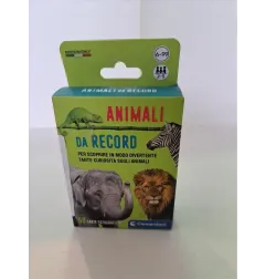 Gioco 50 Carte Fotografiche Animali Da Record Clementoni