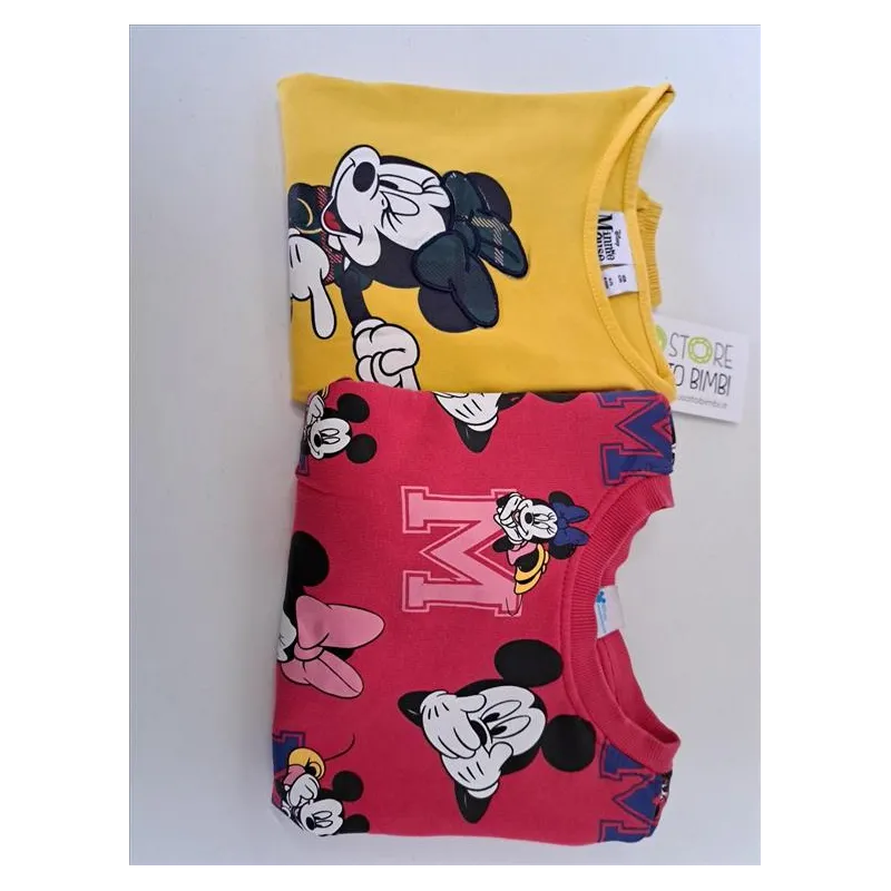 Maglia (macchietta Su Manica) + Felpa Minnie 4/5 A (2 Pz)