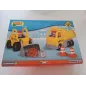 Mezzi Da Cantiere Ruspa e Camion Unico Plus Compatibile Con Lego Duplo