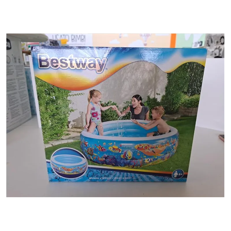Piscina Gonfiabile Bestway Circonferenza 1,52 X Altezza 51 Cm