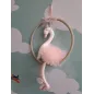 Fiocco Nascita / Decoraizone Cameretta Cigno Ballerino Rosa Fiocco Nascita / Decoraizone Cameretta Cigno Ballerino Rosa