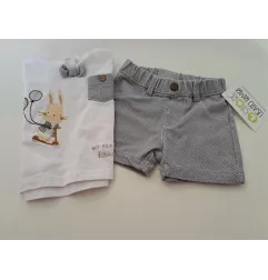 Completo Chicco Pantaloncino e T Shirt 3 M