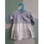 Vestito Bianco e Azzurrino Con Coprispalle In Abbinato Sergent Major 12 M