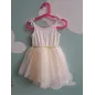 Vestito Bianco Gonna In Tulle H&m 3/4 A
