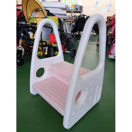 Scaletta Rosa Con Poggiamani